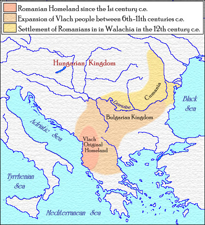 Vlach expansion in southern-balkan