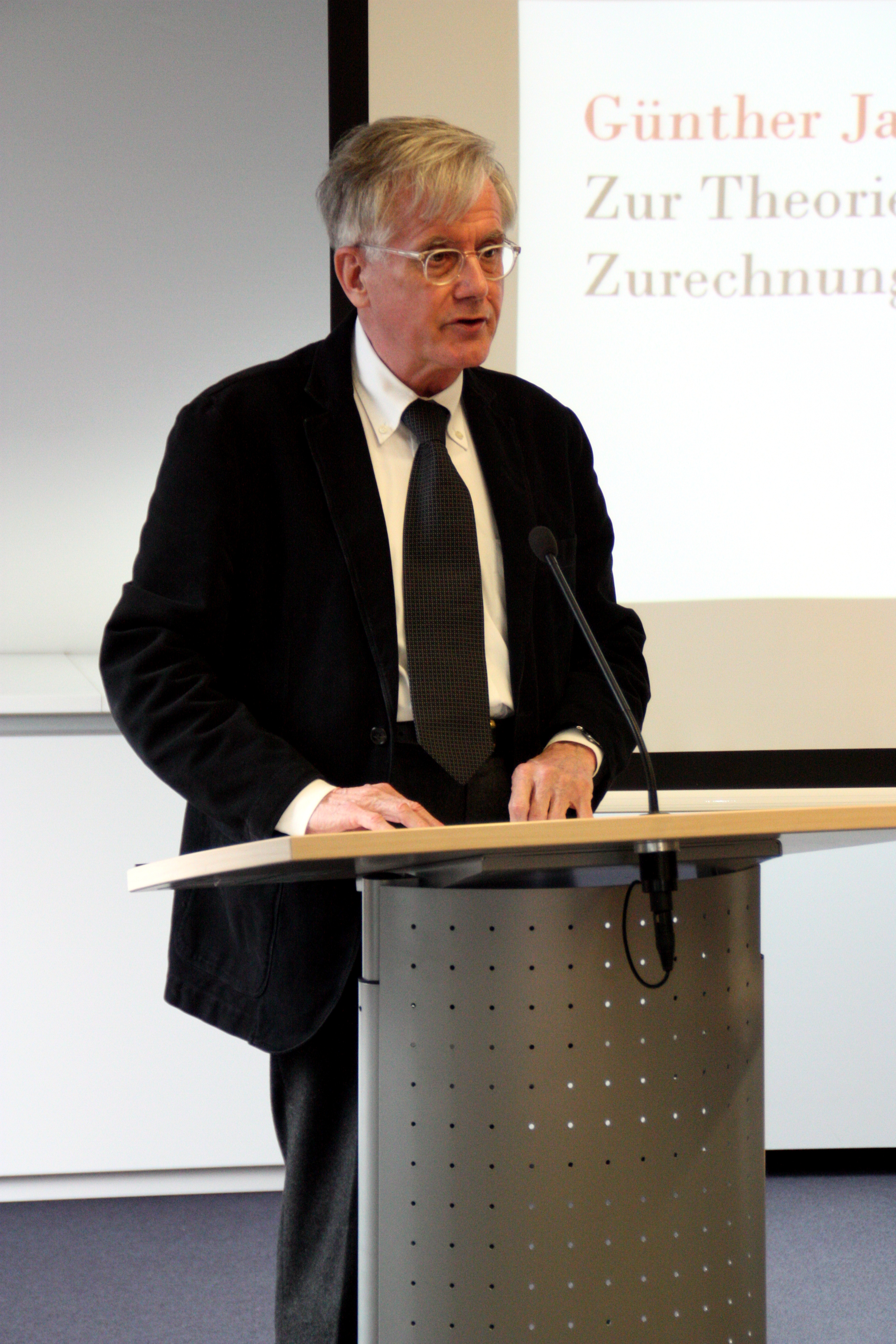 Günther Jakobs német jogfilozófus professzor