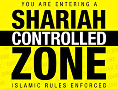 Muzulmán törvények által ellenőrzött terület!