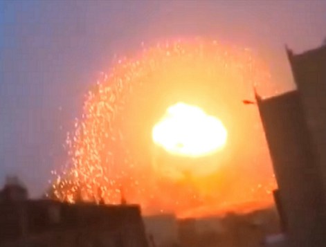 Jemen fölött a szaudiak által felrobbantott nukleáris bomba