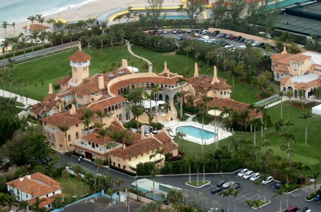 Trump csaladi hàza: Mar-a-Lago the estate of Donald Trump in Palm Beach Fla.