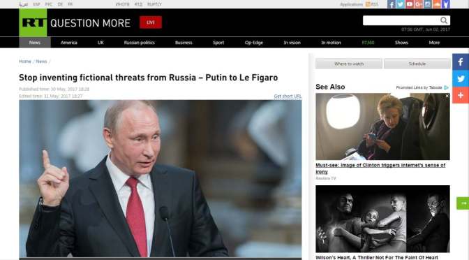Putyin a Le Figaró-nak: Fejezzék be az orosz fenyegetésekről szóló kitalációkat